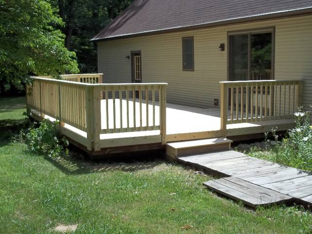 Pressure Treated Decks by Supreme Deck, Michigan deck contractor - photo 9