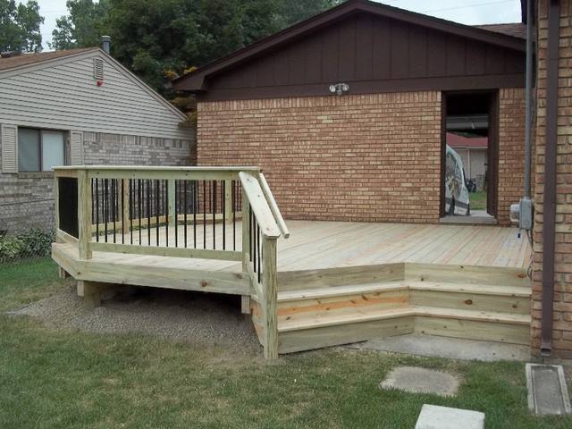 Pressure Treated Decks by Supreme Deck, Michigan deck contractor - photo 13