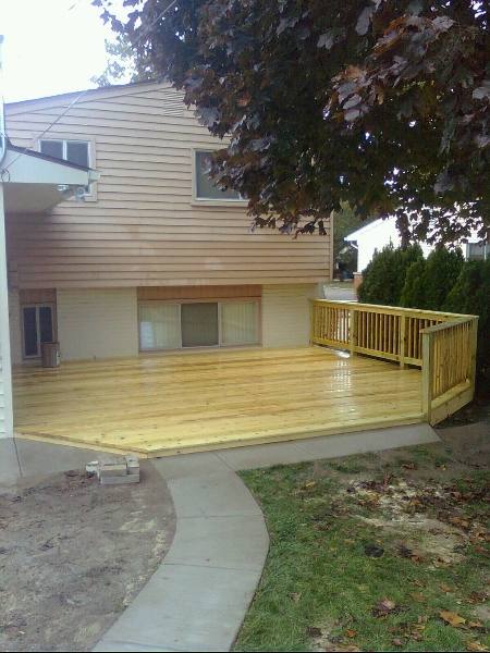 Pressure Treated Decks by Supreme Deck, Michigan deck contractor - photo 24