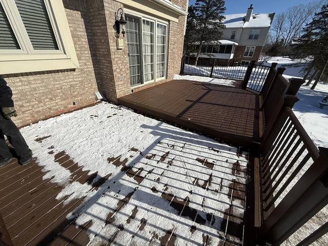Trex Cinnamon Cove deck in West Bloomfield, MI built by Supreme Deck