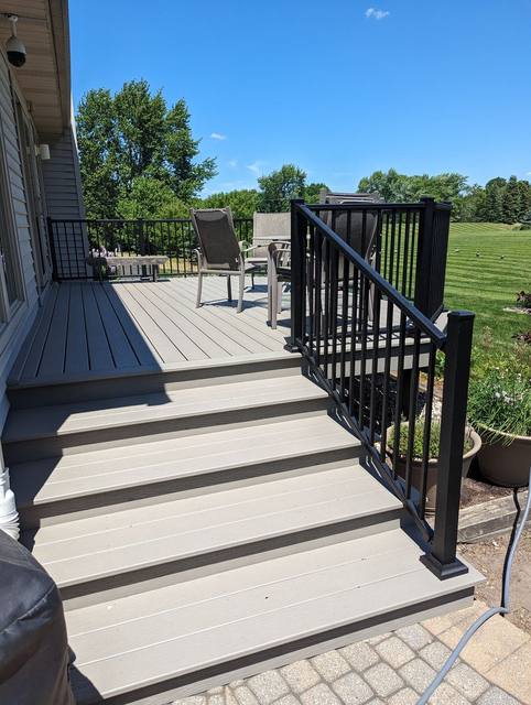 Trex Gravel Path deck built by Supreme Deck
