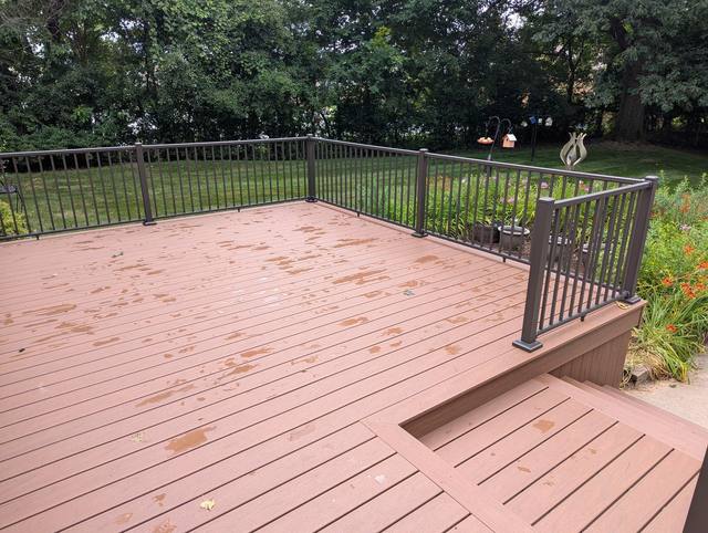 Trex Hatteras deck in Livonia, MI built by Supreme Deck