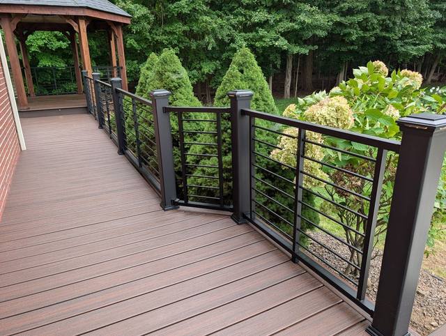 Trex Lava Rock deck built by Supreme Deck